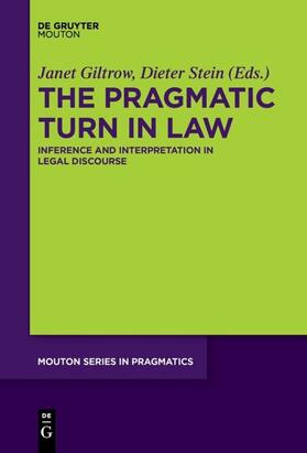 Stein / Giltrow |  The Pragmatic Turn in Law | Buch |  Sack Fachmedien
