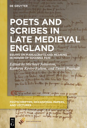 Johnston / Kerby-Fulton / Pearsall |  Poets and Scribes in Late Medieval England | Buch |  Sack Fachmedien