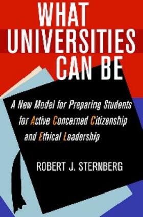 Sternberg |  What Universities Can Be | eBook | Sack Fachmedien