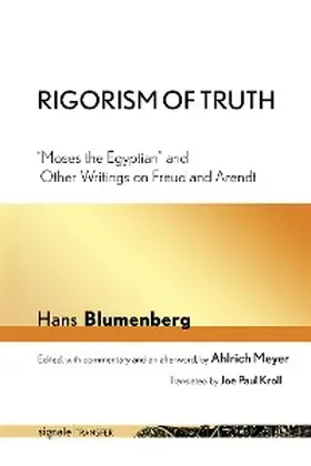 Blumenberg / Meyer |  Rigorism of Truth | eBook | Sack Fachmedien