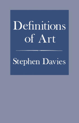 Davies |  Definitions of Art | eBook | Sack Fachmedien