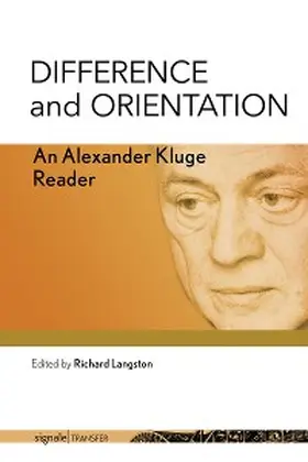 Kluge / Langston |  Difference and Orientation | eBook | Sack Fachmedien