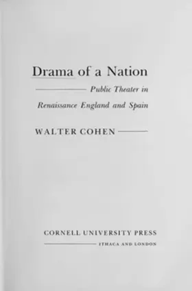 Cohen |  Drama of a Nation | eBook | Sack Fachmedien