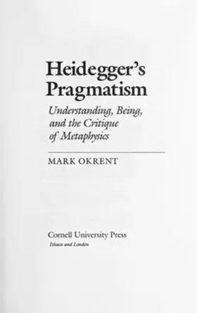 Okrent |  Heidegger's Pragmatism | eBook | Sack Fachmedien