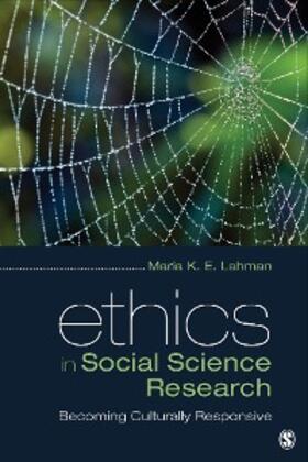 Lahman |  Ethics in Social Science Research | eBook | Sack Fachmedien