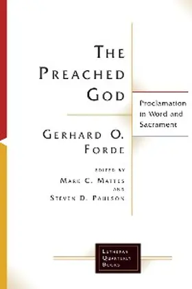 Forde / Mattes / Paulson |  Preached God | eBook | Sack Fachmedien