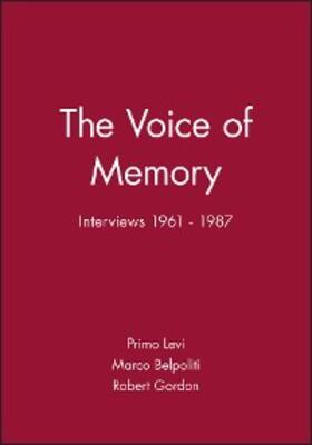 Levi / Belpoliti |  The Voice of Memory | eBook | Sack Fachmedien