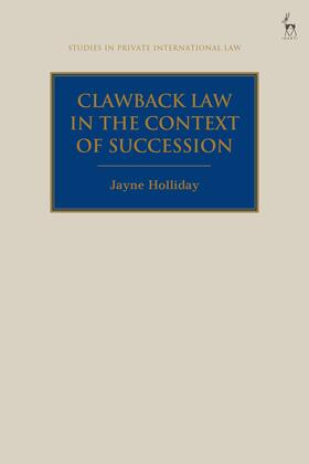 Holliday / Beaumont |  Clawback Law in the Context of Succession | Buch |  Sack Fachmedien