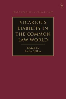 Giliker |  Vicarious Liability in the Common Law World | Buch |  Sack Fachmedien