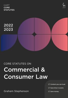 Stephenson |  Core Statutes on Commercial & Consumer Law 2022-23 | Buch |  Sack Fachmedien