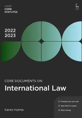 Hulme |  Core Documents on International Law 2022-23 | Buch |  Sack Fachmedien