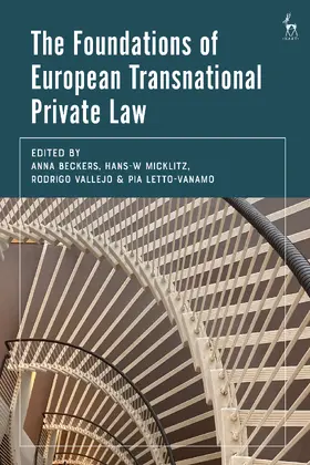 Bartl / Beckers / Micklitz |  The Foundations of European Transnational Private Law | Buch |  Sack Fachmedien