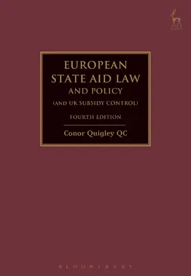 Quigley |  European State Aid Law and Policy (and UK Subsidy Control) | Buch |  Sack Fachmedien