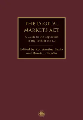 Bania / Geradin |  The Digital Markets ACT | Buch |  Sack Fachmedien