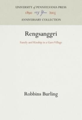 Burling |  Rengsanggri | Buch |  Sack Fachmedien