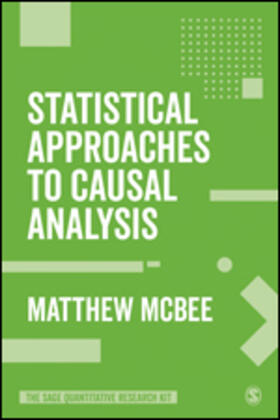 McBee |  Statistical Approaches to Causal Analysis | Buch |  Sack Fachmedien