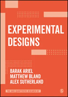 Ariel / Bland / Sutherland |  Experimental Designs | Buch |  Sack Fachmedien