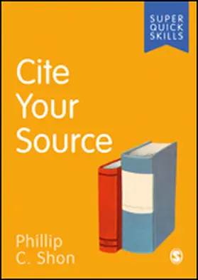 Shon |  Cite Your Source | eBook | Sack Fachmedien