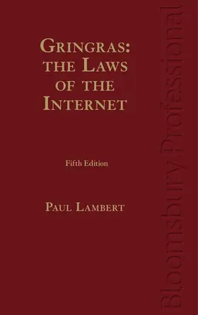 Lambert |  Gringras: The Laws of the Internet | Buch |  Sack Fachmedien