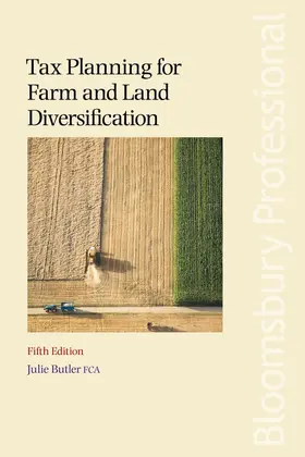 Butler |  Tax Planning for Farm and Land Diversification | Buch |  Sack Fachmedien