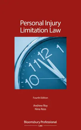 Roy / Roy KC / Ross |  Personal Injury Limitation Law | Buch |  Sack Fachmedien