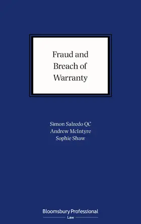 Salzedo KC / McIntyre / Shaw |  Fraud and Breach of Warranty | Buch |  Sack Fachmedien