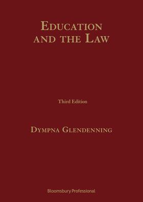 Glendenning |  Education and the Law | Buch |  Sack Fachmedien