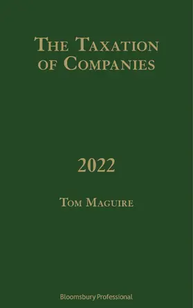 Maguire |  The Taxation of Companies 2022 | Buch |  Sack Fachmedien