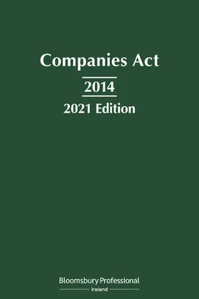  Companies Act 2014: 2021 Edition | Buch |  Sack Fachmedien