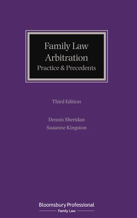 Kingston / Sheridan |  Family Law Arbitration | Buch |  Sack Fachmedien