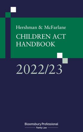 Mcfarlane |  Hershman and McFarlane: Children ACT Handbook 2022/23 | Buch |  Sack Fachmedien