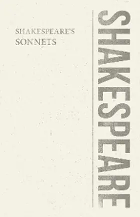 Shakespeare |  Shakespeare's Sonnets | eBook | Sack Fachmedien