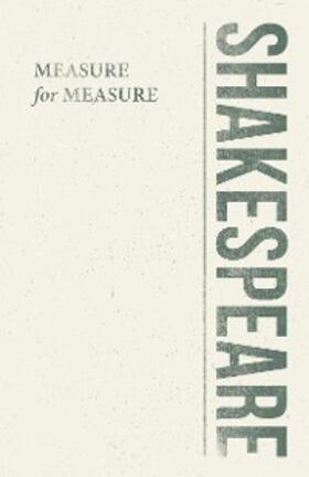 Shakespeare |  Measure for Measure | eBook | Sack Fachmedien