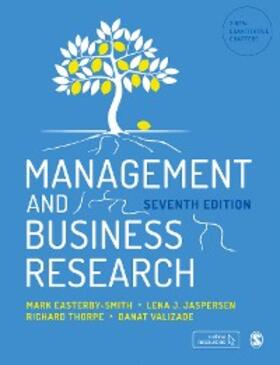 Easterby-Smith / Jaspersen / Thorpe |  Management and Business Research | eBook | Sack Fachmedien
