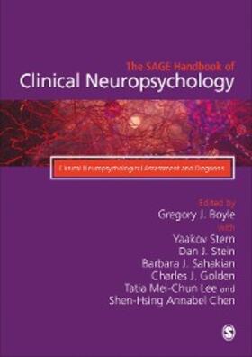 Boyle / Stern / Stein |  The SAGE Handbook of Clinical Neuropsychology | eBook | Sack Fachmedien