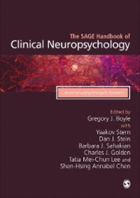 Boyle / Stern / Stein |  The SAGE Handbook of Clinical Neuropsychology | eBook | Sack Fachmedien