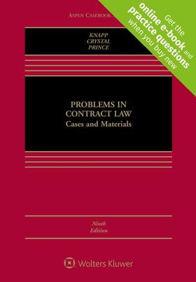 Knapp / Crystal / Prince |  Problems in Contract Law: Cases and Materials | Loseblattwerk |  Sack Fachmedien