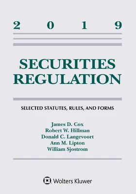 Cox / Langevoort |  Securities Regulation: Selected Statutes, Rules, and Forms, 2019 | Buch |  Sack Fachmedien