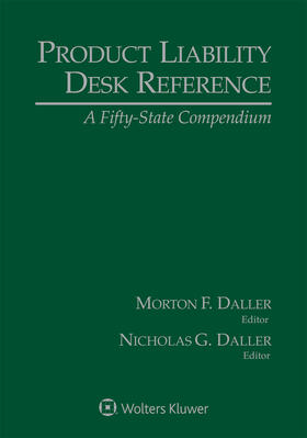 Daller |  Product Liability Desk Reference | Buch |  Sack Fachmedien