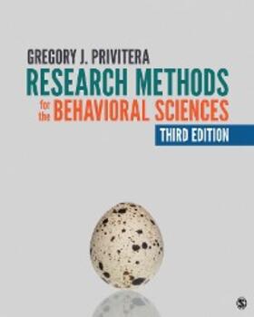 Privitera |  Research Methods for the Behavioral Sciences | eBook | Sack Fachmedien