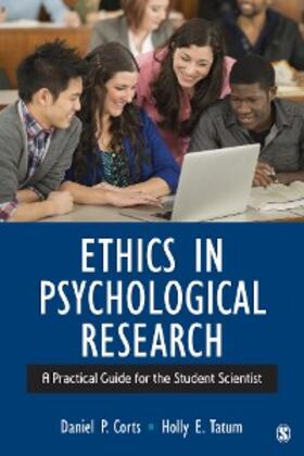 Corts / Tatum |  Ethics in Psychological Research | eBook | Sack Fachmedien