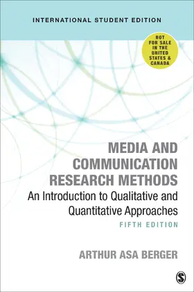 Berger |  Media and Communication Research Methods - International Student Edition | Buch |  Sack Fachmedien