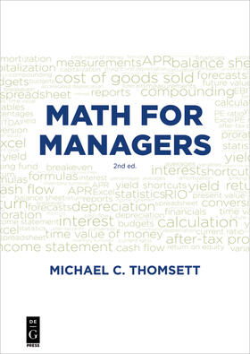 Thomsett |  Math for Managers | Buch |  Sack Fachmedien