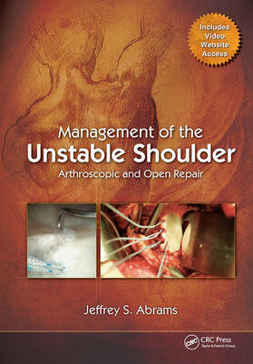 Abrams |  Management of the Unstable Shoulder | Buch |  Sack Fachmedien