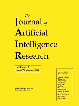 Wellman |  Journal of Artificial Intelligence Research, Volume 13 (JAIR) | Buch |  Sack Fachmedien