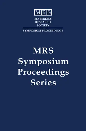 Jones / Veteran / Mullin |  Chemical Processing of Dielectrics, Insulators and Electronic Ceramics: Volume 606 | Buch |  Sack Fachmedien