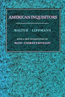 Lippmann |  American Inquisitors | Buch |  Sack Fachmedien