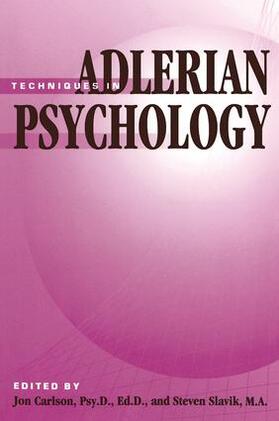 Carlson / Slavik |  Techniques In Adlerian Psychology | Buch |  Sack Fachmedien