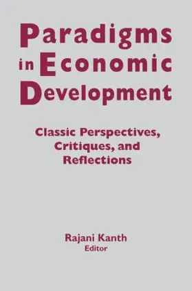 Kanth |  Paradigms in Economic Development | Buch |  Sack Fachmedien