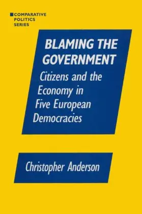 Anzalone |  Blaming the Government | Buch |  Sack Fachmedien